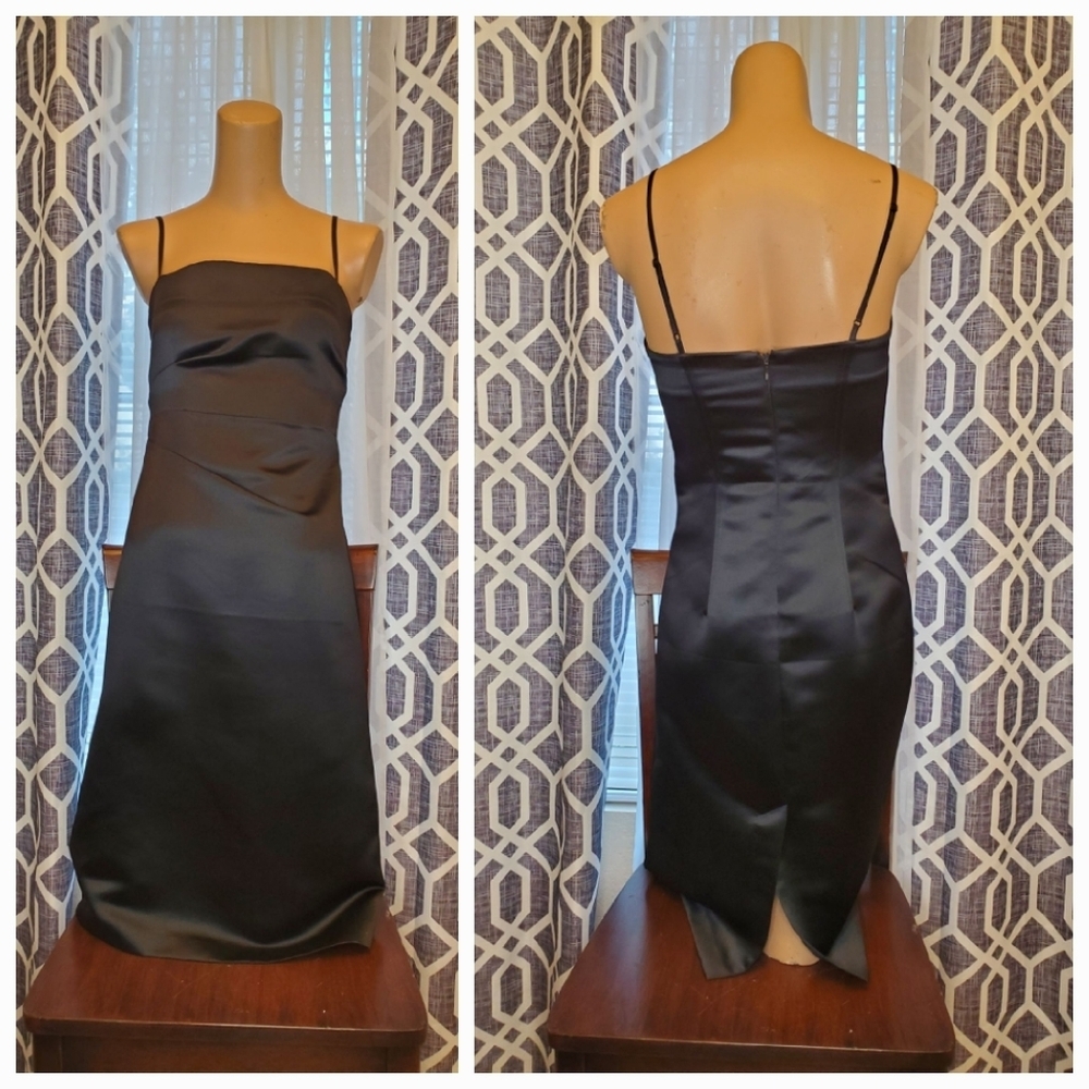 NWT Express Black Silky Mini Dress